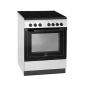 Cuisinière vitrocéramique INDESIT I6V6C1A X FR INOX Cuisinière vitrocéramique INDESIT I6V6C1A X FR INOX