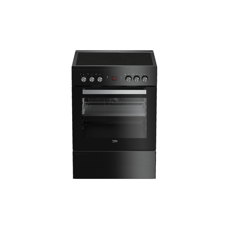 Cuisinière vitrocéramique BEKO FSM6730SBCS VAPEUR