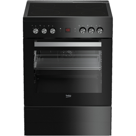 Cuisinière vitrocéramique BEKO FSM6730SBCS VAPEUR