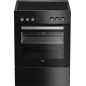 Cuisinière vitrocéramique BEKO FSM6730SBCS VAPEUR