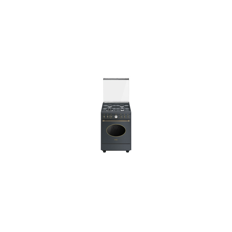 Gaziniere SMEG COLONIALE 60CM GAZ ANTHRACITE - CO68GMA8 Gaziniere SMEG COLONIALE 60CM GAZ ANTHRACITE - CO68GMA8