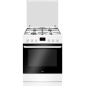 Gaziniere AMICA ACM6004VB 4 FEUX - FOUR MULTIFONCTION Gaziniere AMICA ACM6004VB 4 FEUX - FOUR MULTIFONCTION