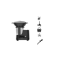 Robot cuiseur MOULINEX CLICKCHEF NOIR + CUISEUR VAPEUR HF456810