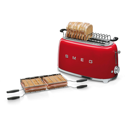 Grille pain SMEG TSF02RDEU ROUGE