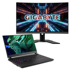 Gigabyte Aero 15 OLED YD-73FR624SP + moniteur 27" Gigabyte G27QC A