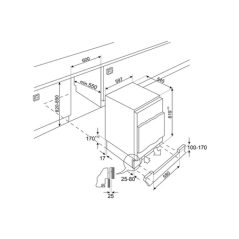 Congélateur top SMEG U8F082DF1 - ENCASTRABLE 82CM