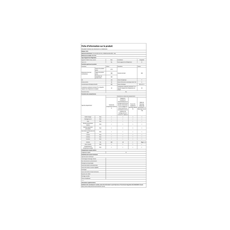 Congélateur armoire SMEG S8F174NF - ENCASTRABLE 178CM