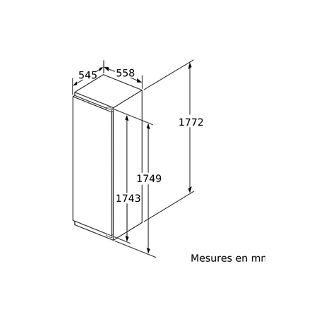Congélateur armoire NEFF GI7813CF0 - 178 CM