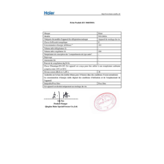 Cave de vieillissement HAIER WS120GA