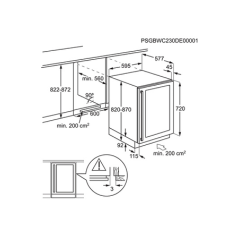 Cave de service ELECTROLUX EWUS052B5B
