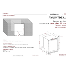 Cave de service AVINTAGE AVU54TDZX1