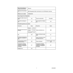 Congélateur armoire SIEMENS GS58NAWDV