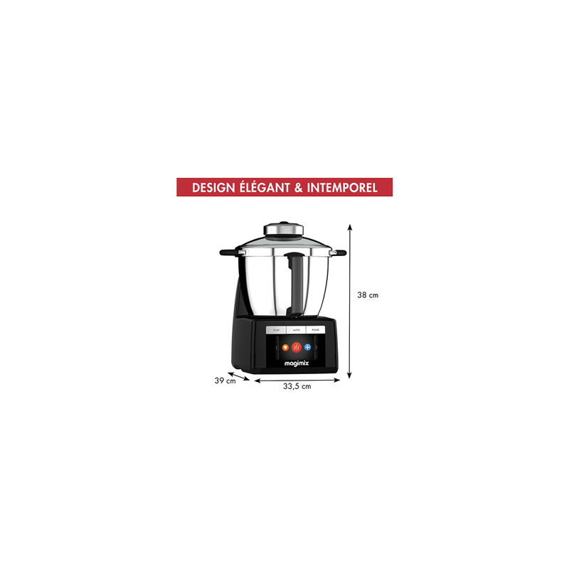 Robot cuiseur MAGIMIX COOK EXPERT CONNECT NOIR 18916