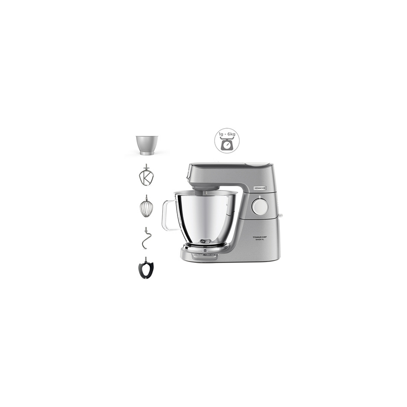 Robot pâtissier KENWOOD TITANIUM CHEF BAKER XL KVL85.009SI SILVER