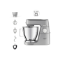 Robot pâtissier KENWOOD TITANIUM CHEF BAKER XL KVL85.009SI SILVER