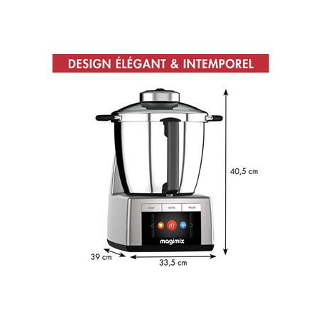 Robot cuiseur MAGIMIX COOK EXPERT XL CONNECT PLATINE 18914