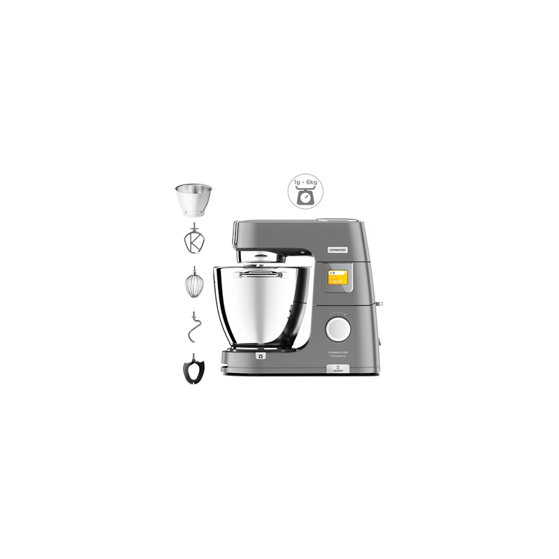 Robot pâtissier KENWOOD TITANIUM CHEF PATISSIER XL KWL90.009SI SILVER