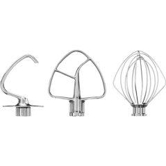 Robot pâtissier KITCHENAID ARTISAN PREMIUM GRIS ETAIN 4,8L- 5KSM185PSEMS