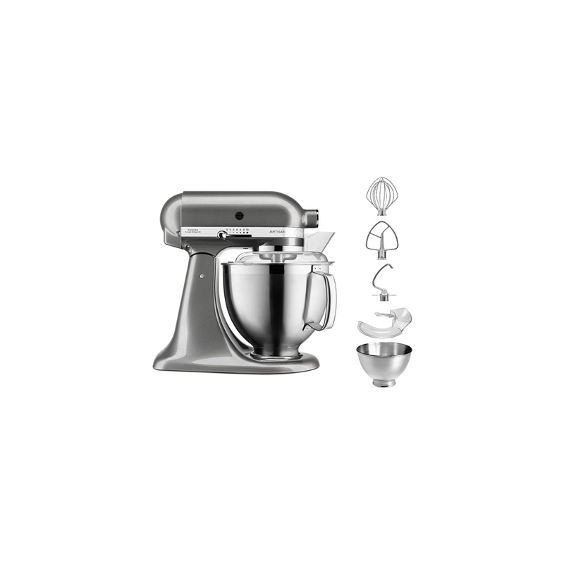 Robot pâtissier KITCHENAID ARTISAN PREMIUM GRIS ETAIN 4,8L- 5KSM185PSEMS Robot pâtissier KITCHENAID ARTISAN PREMIUM GRIS ETAIN 4,8L- 5KSM185PSEMS
