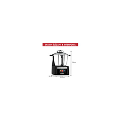 Robot cuiseur MAGIMIX COOK EXPERT CONNECT NOIR 18916
