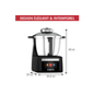Robot cuiseur MAGIMIX COOK EXPERT CONNECT NOIR 18916