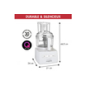 Robot multifonction MAGIMIX 18590F CS 5200 XL BLANC Robot multifonction MAGIMIX 18590F CS 5200 XL BLANC