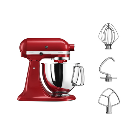 Robot pâtissier KITCHENAID ARTISAN ROUGE EMPIRE 4,8L- 5KSM125EER