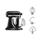 Robot pâtissier KITCHENAID ARTISAN NOIR ONYX 4,8L- 5KSM125EOB Robot pâtissier KITCHENAID ARTISAN NOIR ONYX 4,8L- 5KSM125EOB