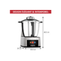 Robot cuiseur MAGIMIX COOK EXPERT XL CONNECT PLATINE 18914 Robot cuiseur MAGIMIX COOK EXPERT XL CONNECT PLATINE 18914