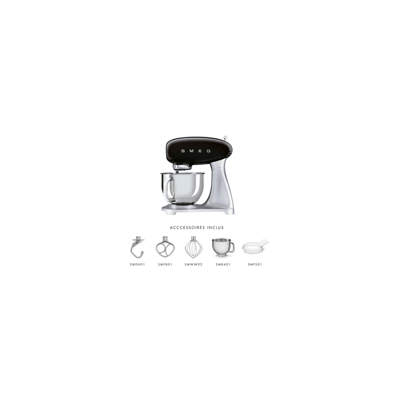 Robot pâtissier SMEG SMF02BLEU NOIR Robot pâtissier SMEG SMF02BLEU NOIR