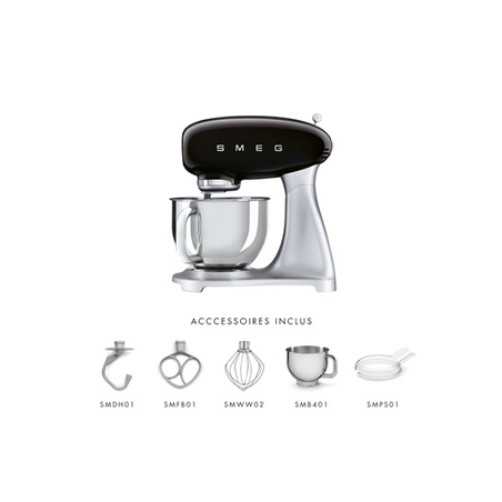Robot pâtissier SMEG SMF02BLEU NOIR