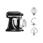 Robot pâtissier KITCHENAID ARTISAN NOIR ONYX 4,8L- 5KSM125EOB Robot pâtissier KITCHENAID ARTISAN NOIR ONYX 4,8L- 5KSM125EOB