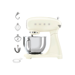 Robot pâtissier SMEG ROBOT SUR SOCLE 4,8 LITRES CREME