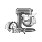Robot pâtissier KITCHENAID ARTISAN 5KSM70SHXEMS Robot pâtissier KITCHENAID ARTISAN 5KSM70SHXEMS