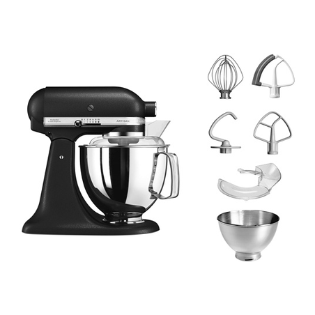Robot pâtissier KITCHENAID ARTISAN TRUFFE NOIRE 4,8L-5KSM175PSEBK