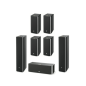 Pack enceintes Home Cinéma FOCAL PACK 7.0 CHORUS 726 BLACK STYLE