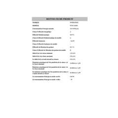 Plaque induction WHIRLPOOL WVH1065B