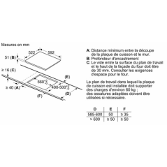 Plaque induction SIEMENS EX63RBEB6E