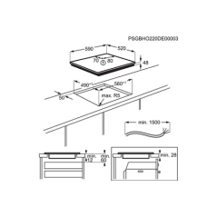 Plaque induction ELECTROLUX DIB60320CK