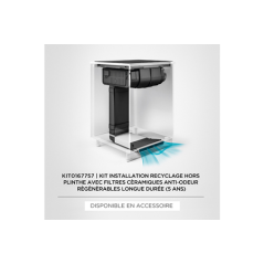 Plaque induction ELICA NT FIT XL BL/A/83 - EXTRACTION OU RECYCLAGE