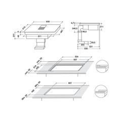 Plaque induction WHIRLPOOL WVH92K/1 83 CM