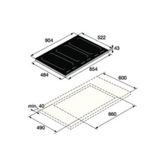 Plaque induction ASKO HI1995G-1