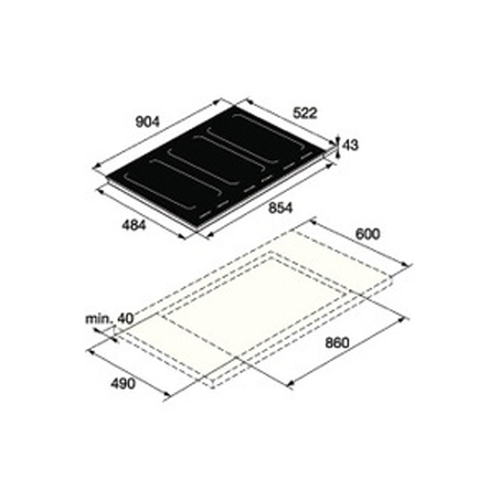 Plaque induction ASKO HI1995G-1