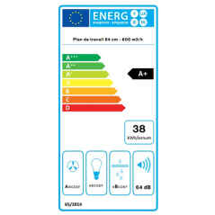 Plaque induction FALMEC PLAQUE ASPIRANTE FALMEC QUANTUM EASY 84CM
