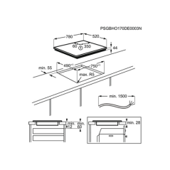 Plaque induction AEG IKE86683FB