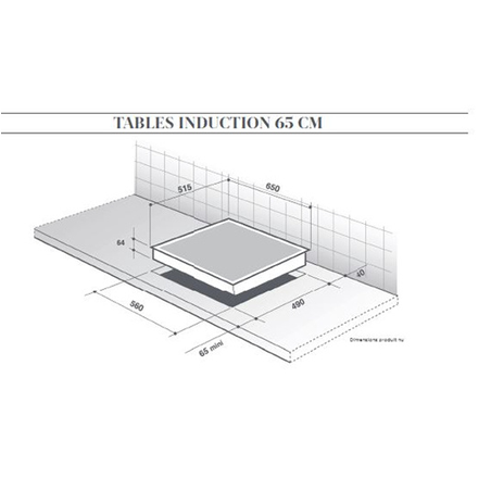 Plaque induction DE DIETRICH DPI7584X