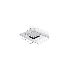 Plaque induction DE DIETRICH DPI7469XS 2 FEUX