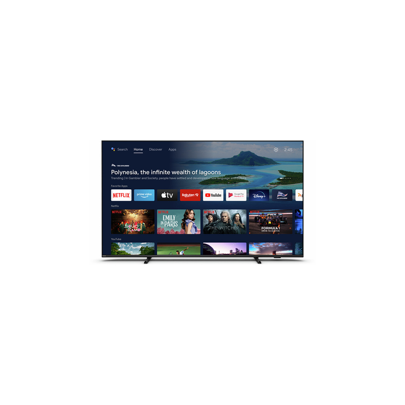 TV LED PHILIPS TELEVISEUR PHILIPS 55PUS8007 LED ANDROID 4K UHD 139 CM