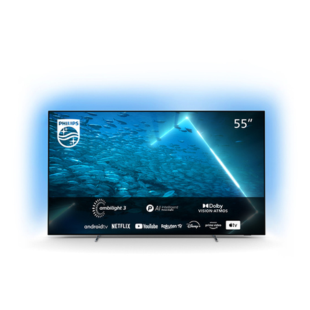 TV OLED PHILIPS TV PHILIPS 55OLED707 ANDROID 4K UHD OLED 139 CM