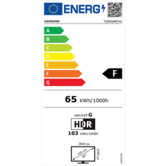 TV LED SAMSUNG TQ50Q68C QLED 125CM 2023